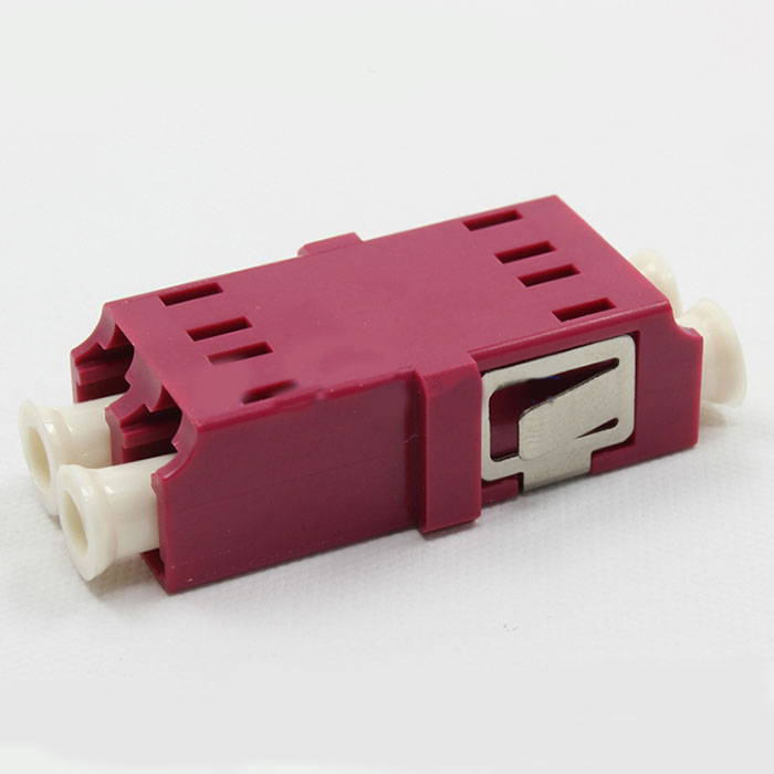 LC Integrated Type Multimode Four Core Fiber Optic Adapter - Click Image to Close